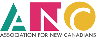 Association for New Canadians nonprofit partner logo for immigrant settlement, newcomer support, and integration servicesAssociation for New Canadians nonprofit partner logo for immigrant settlement, newcomer support, and integration services